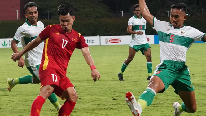 Timnas Indonesia vs Timnas Vietnam di Piala AFF 2020