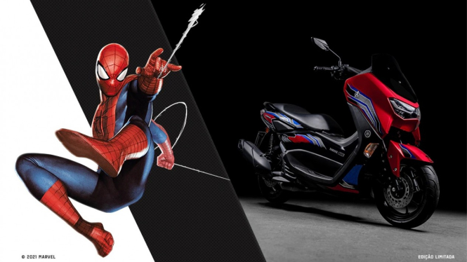 Yamaha NMax Edisi Spiderman.