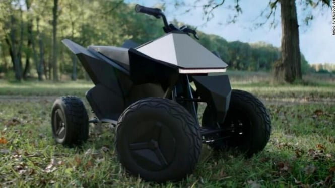 Tesla Cyberquad untuk Anak-anak