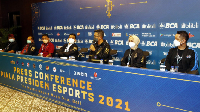 Jumpa pers Grand Final Piala Presiden Esports 2021