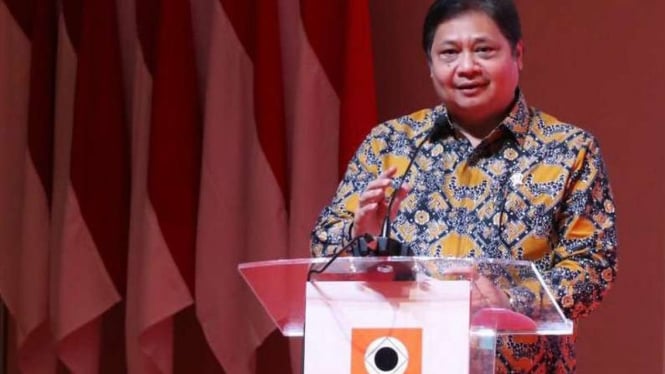 Ketua Umum Golkar sekaligus Menko Perekonomian Airlangga Hartarto