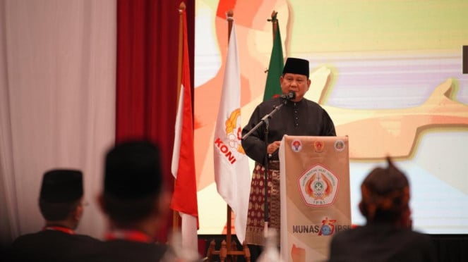 Prabowo Subianto di Munas XV PB IPSI