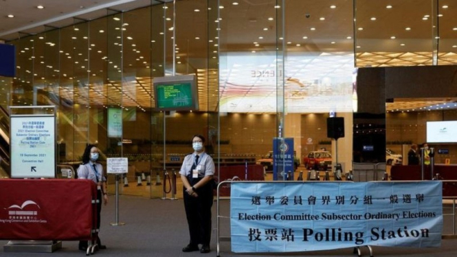 Hongkong menggelar pemilu.
