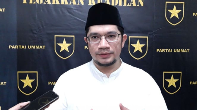 Ketua Umum DPP Partai Ummat Ridho Rahmadi.