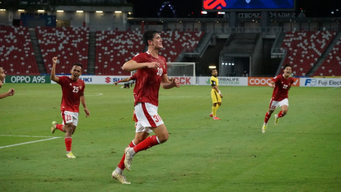 Elkan Baggott mencetak gol untuk Timnas Indonesia