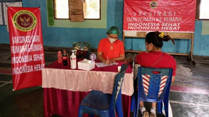 Vaksinasi di Sulawesi Utara