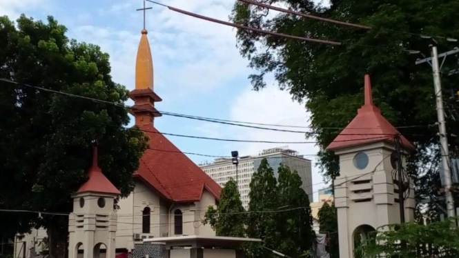 Gereja Katedral Semarang akan mengadakan ibadah natal 2021 dengan daring-luring.