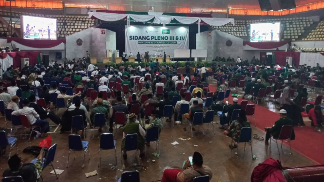 Kondisi terkini Muktamar NU ke-34 di Lampung.