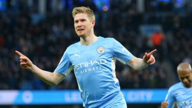 Gelandang Manchester City, Kevin De Bruyne. 