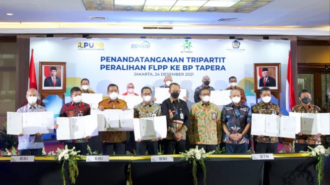 Penandatanganan Tripartit Peralihan FLPP ke BP Tapera