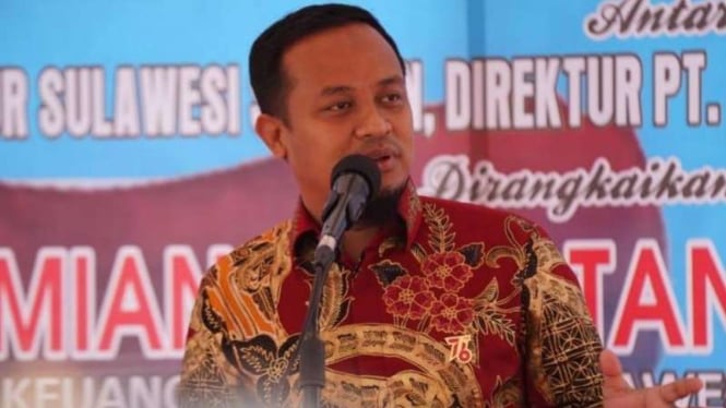 Plt Gubernur Sulawesi Selatan, Sudirman Sulaiman.