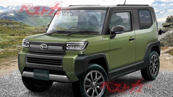 Sketsa mobil baru Daihatsu Rugger.