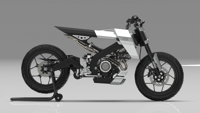 Desain Custom Yamaha XSR 155 Besutan Pap N Mam