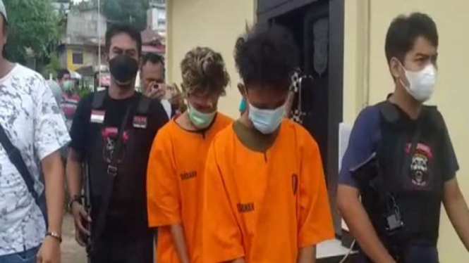 Dua pelaku pembunuhan mahasiswa di Baubau, Sulawesi Tenggara