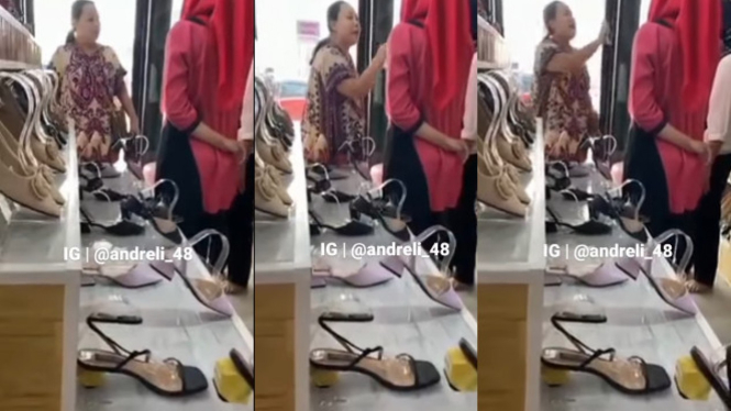 Viral Wanita Mengaku Istri Kejari Marah-marah di Toko Sepatu