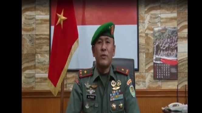 Komandan Korem 061 Surya Kencana Brigjen TNI Achmad Fauzi
