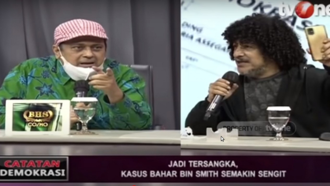 Debat panas Haikal Hassan dengan Habib Zen Kribo di Catatan Demokrasi tvOne