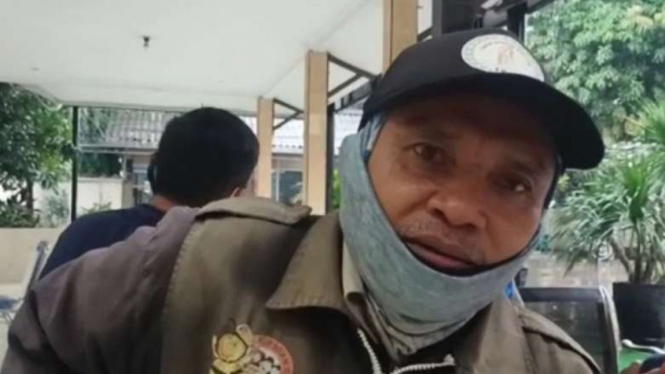 Tukang ojek jadi korban begal di Cikarang Barat, Bekasi.