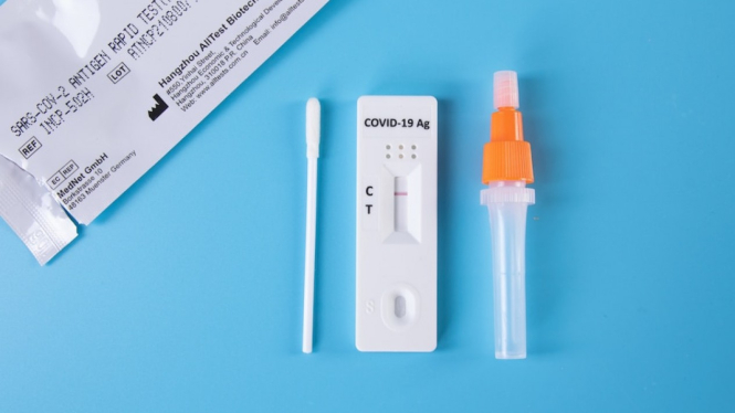 Hasil rapid antigen kini sudah dianggap cukup di Australia. Jika positif maka tidak perlu lagi memastikannya lewatÂ tes PCR.Â  (Flickr: Jernej Furman)