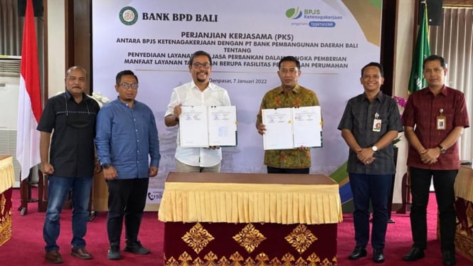 Perjanjian Kerjasama BPJAMSOSTEK dengan BPD Bali
