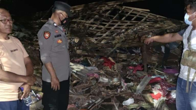 Rumah di Pandeglang Banten Yang Meledak