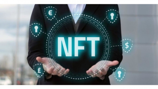 Ilustrasi Non-fungible token (NFT).