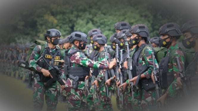 VIVA Militer: Pasukan harimau Yonif Raider 514/SY Kostrad TNI