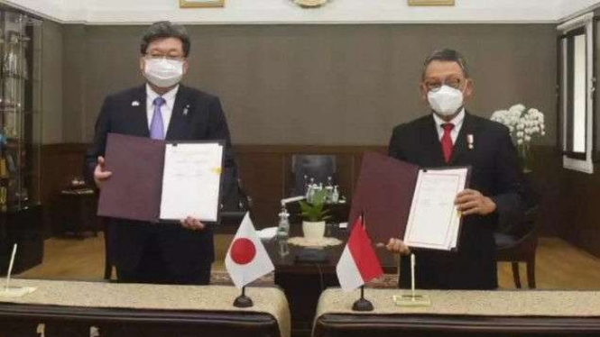 Indonesia dan Jepang lakukan MoC transisi energi.