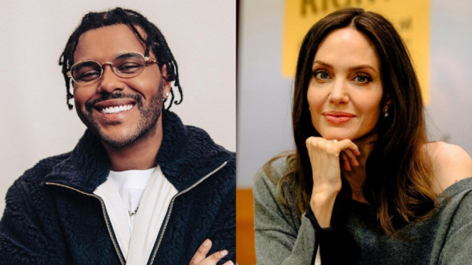 The Weeknd Bikin Lagu Untuk Angelina Jolie? Fans Heboh