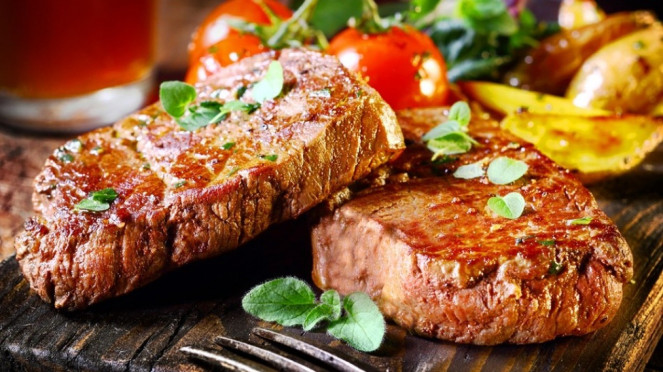 Steak daging