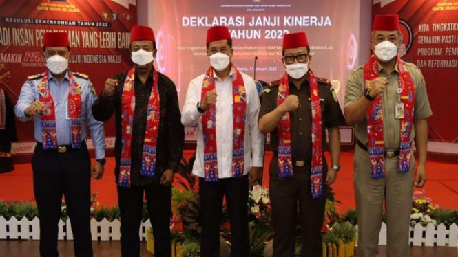 Kanwil Kemenkumham DKI Jakarta deklarasikan janji kinerja