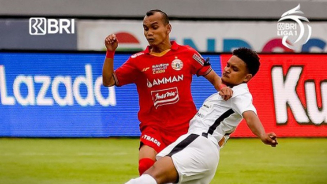 Laga Liga 1 Persija Jakarta vs Persipura Jayapura