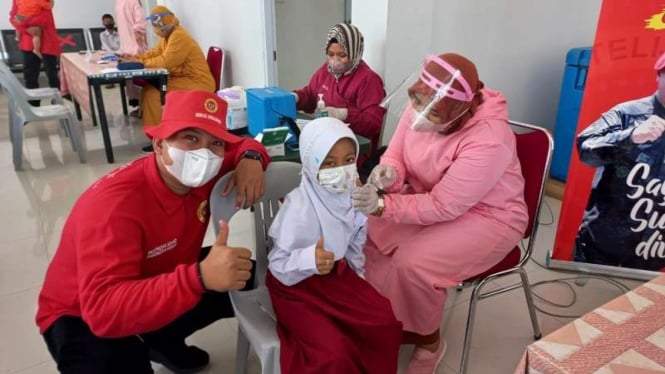 BIN daerah Kepulauan Riau menggelar vaksinasi anak 6-11 tahun