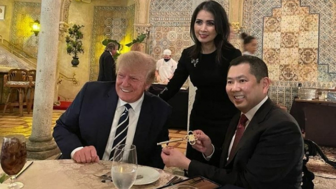 Hary Tanoesoedibjo dan Donald Trump