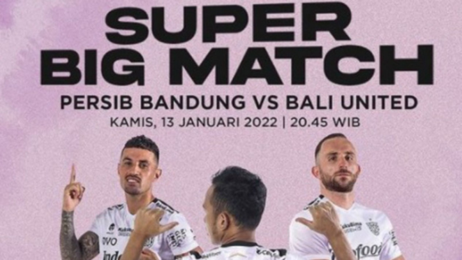 Big Match, Persib Bandung vs Bali United