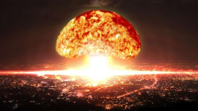 VIVA Militer: Ilustrasi ledakan senjata nuklir