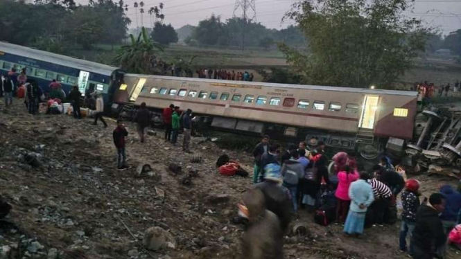 Kecelakaan kereta api Bikaner Guwahati Express di India