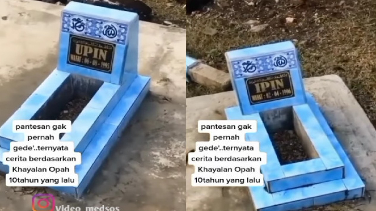 Indonesia kubur upin ipin di Kubur Upin