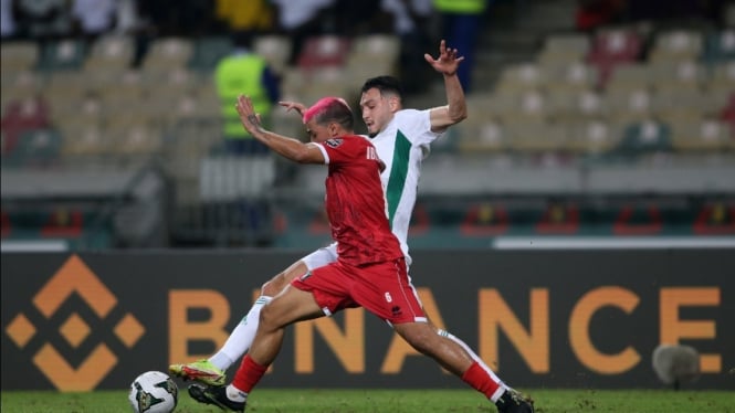Pertandingan Piala Afrika 2021 antara Aljazair vs Guinea Khatulistiwa. 