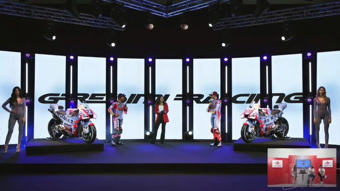 Peluncuran tim Gresini Racing untuk musim balap 2022
