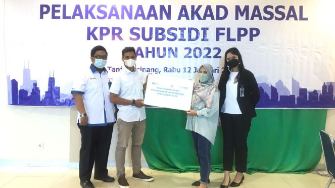 Akad massal KPR Subsidi FLPP.