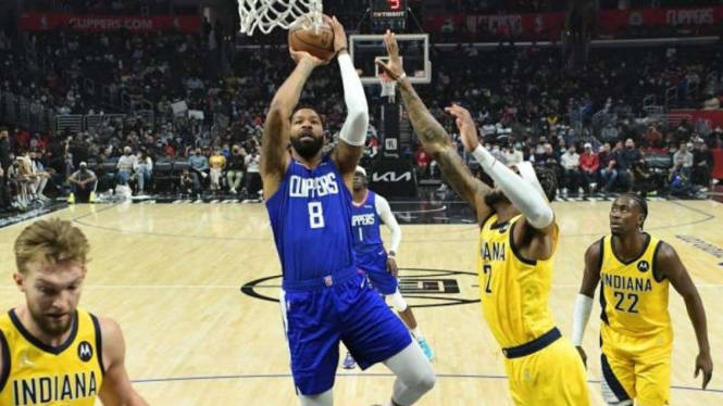 Duel LA Clippers vs Indiana Pacers dalam lanjutan NBA.