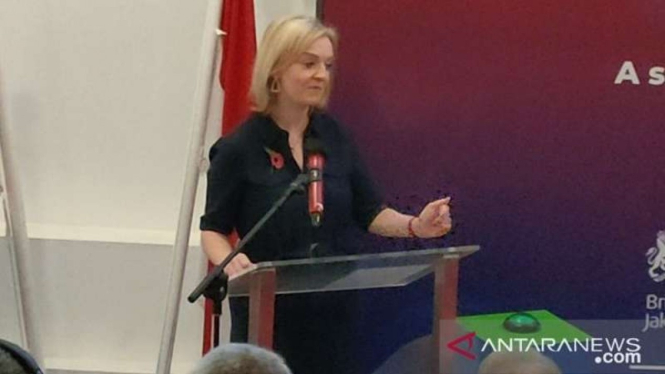 Menteri Luar Negeri Inggris Elizabeth Marry Truss atau Liz Truss