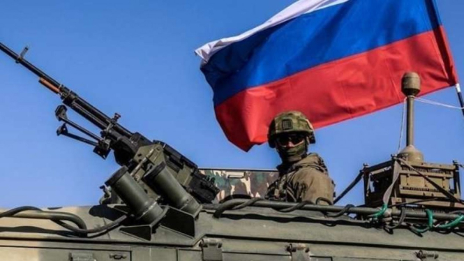 VIVA Militer: Tentara dan kendaraan lapis baja militer Rusia