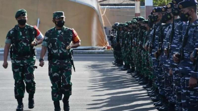 VIVA Militer: Mayjen TNI Hassanudin siagakan pasukan kawal Jokowi