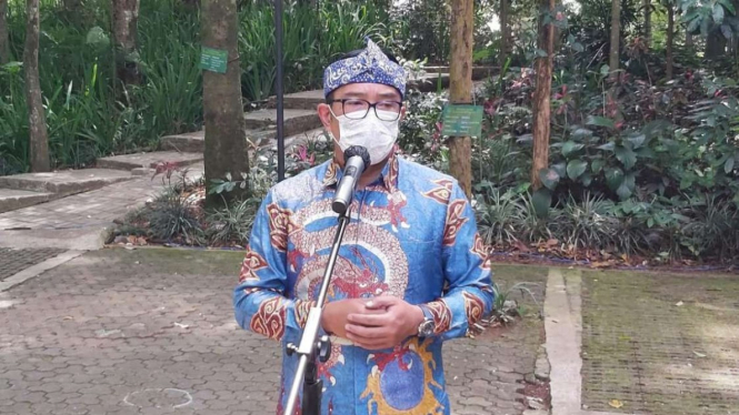 Gubernur Jawa Barat, Ridwan Kamil di Dago.