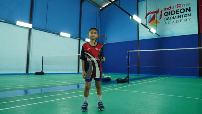 Neuro Ean Jogie Sinaga jadi calon atlet binaan IndiHome Gideon Badminton Academy (IGBA)