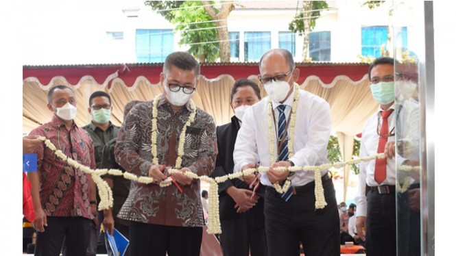 Persemian gedung di Unsoed.