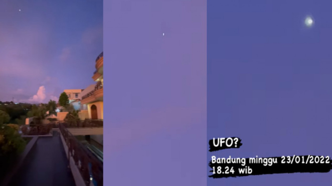 Viral Penampakan UFO di Bandung?