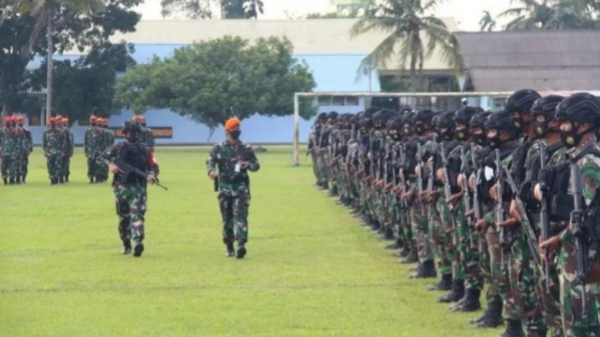 VIVA Militer: Prajurit Yonko 469 Pasgat TNI AU usai latihan Pratugas ke Papua 